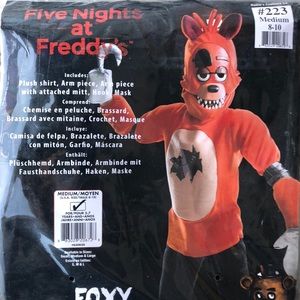 Five Nights At Freddy’s Foxy Kids Costume! New! Last One!